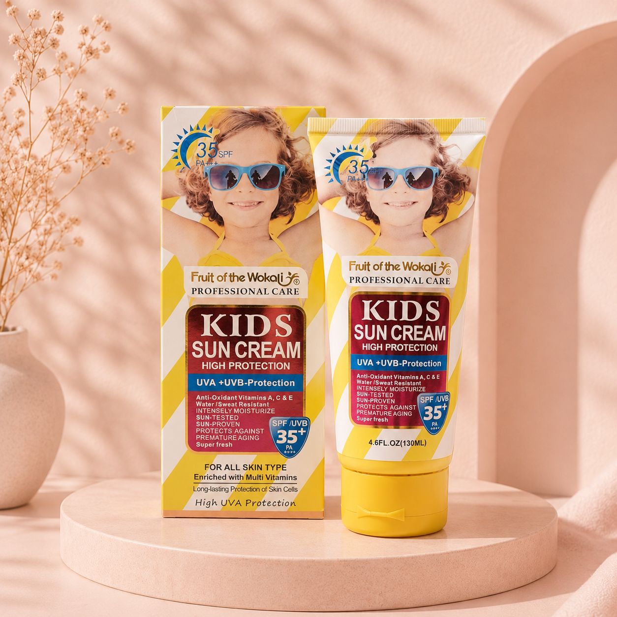 کرم ضد آفتاب کودک ووکالی (Wokali Kids Sun Cream)