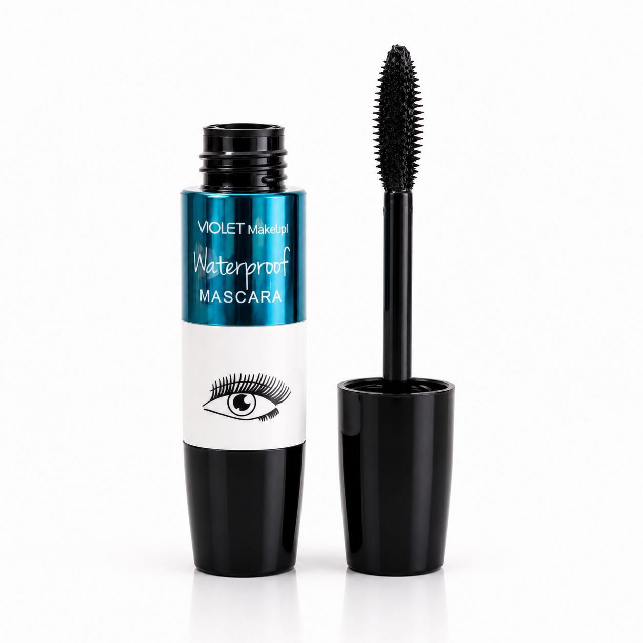 ریمل ضد آب ویولت میکاپ | Violet Makeup Waterproof Mascara | حجم‌دهنده و بلندکننده مژه