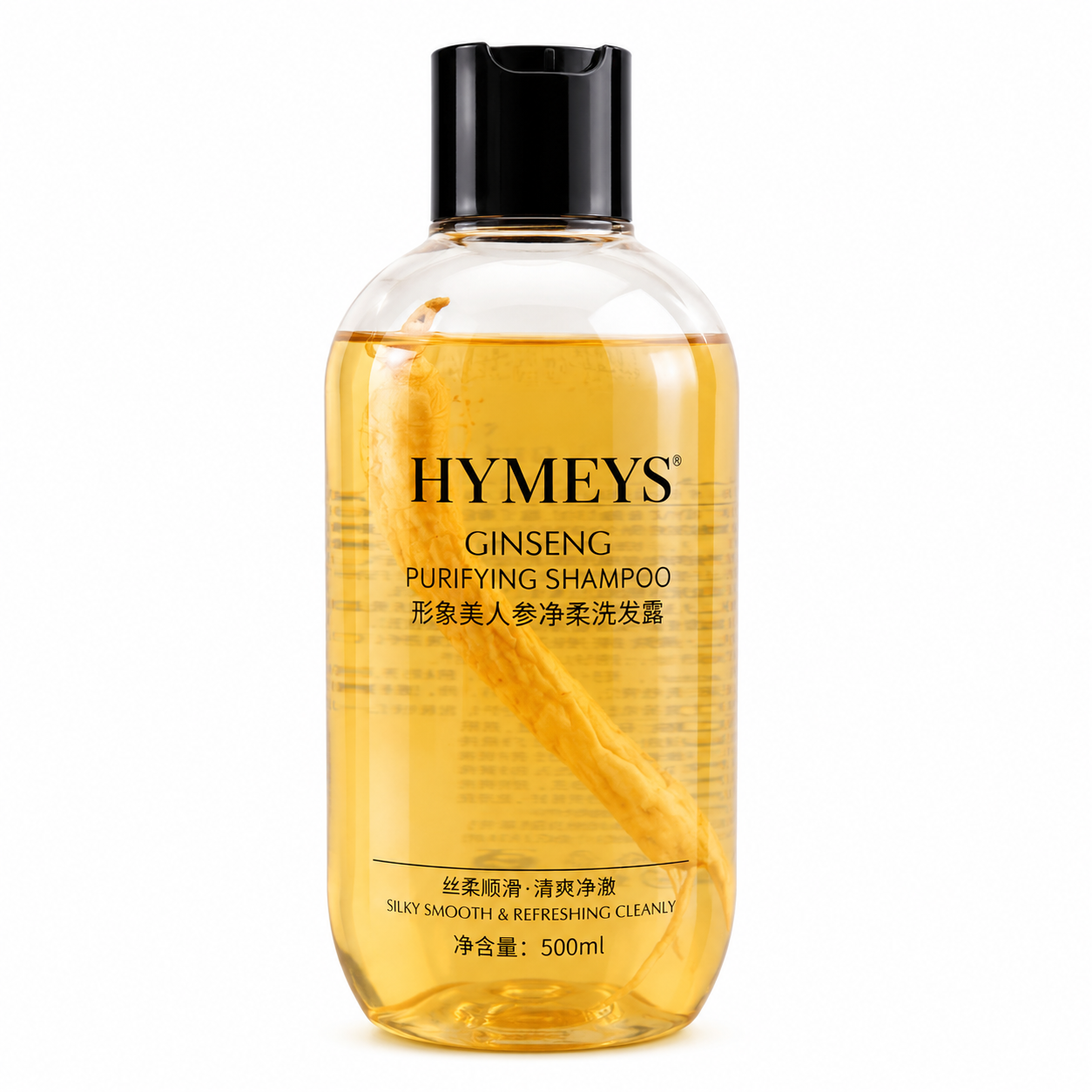 شامپو جینسینگ هایمیز ۵۰۰ میلی‌لیتر | HYMEYS Ginseng Purifying Shampoo