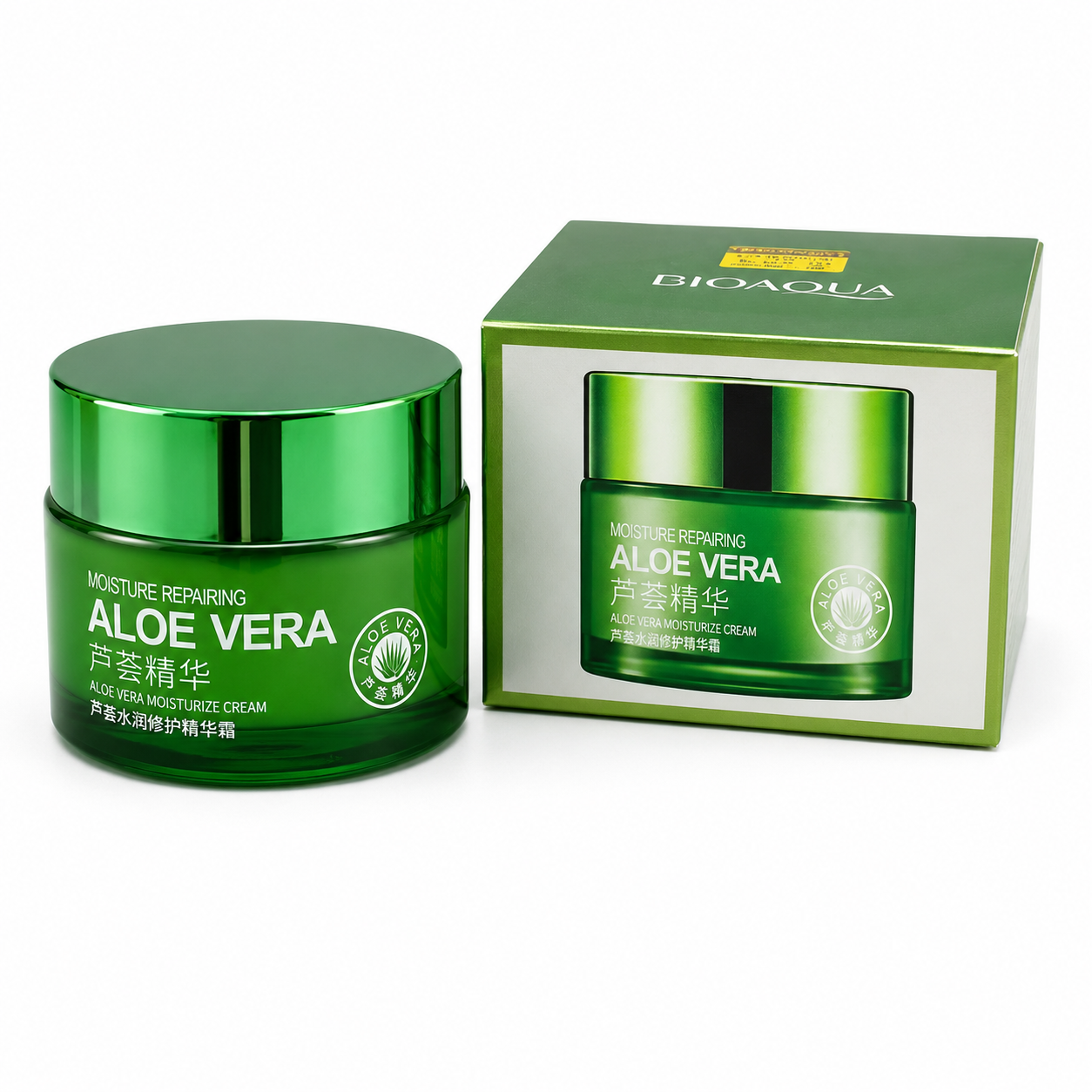 کرم مرطوب‌کننده آلوئه‌ورا BIOAQUA مدل Aloe Vera حجم 50 گرم