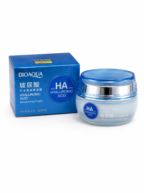کرم مرطوبکننده هیالورونیک اسید BIOAQUA مدل Hyaluronic Acid حجم 50 گرم