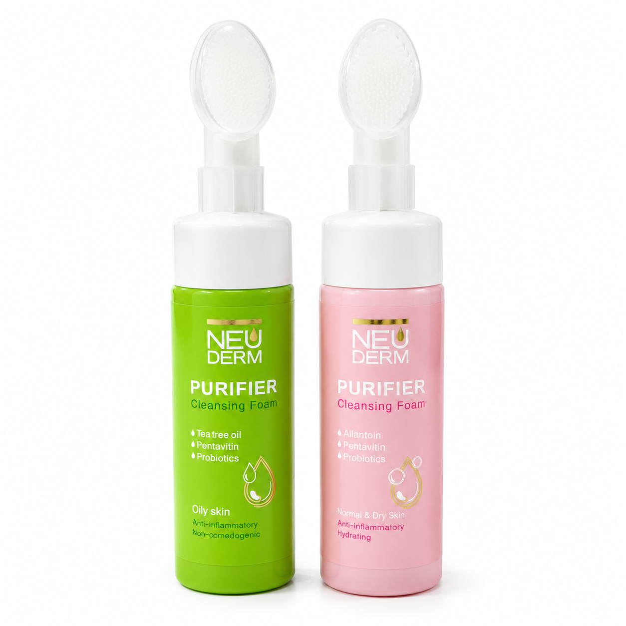 فوم شستو شو صورت نئودرم مدل Purifier Cleansing Foam مناسب پوست چرب و خشک