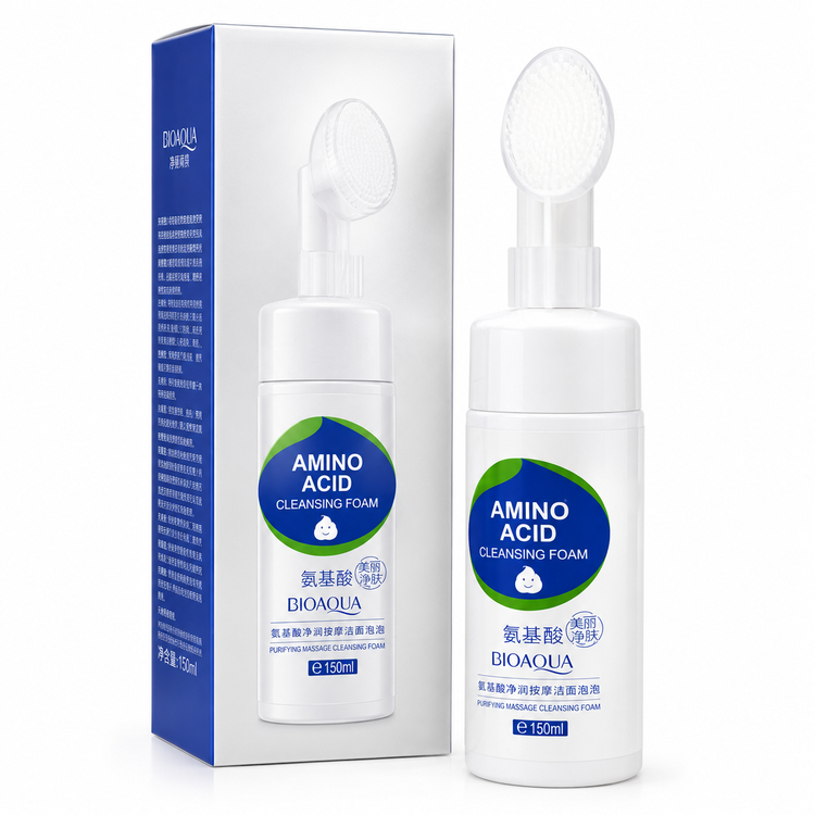 فوم شستشوی صورت آمینو اسید BIOAQUA مدل Amino Acid حجم 150 میلیلیتر