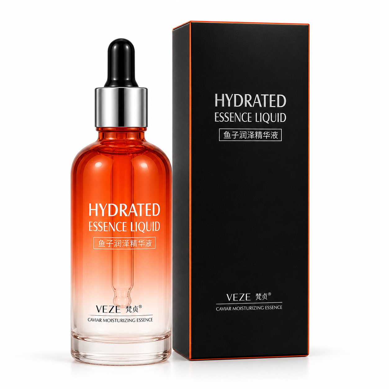 سرم اسنس آبرسان و مرطوب‌کننده VEZE مدل Hydrated Essence Liquid حاوی خاویار