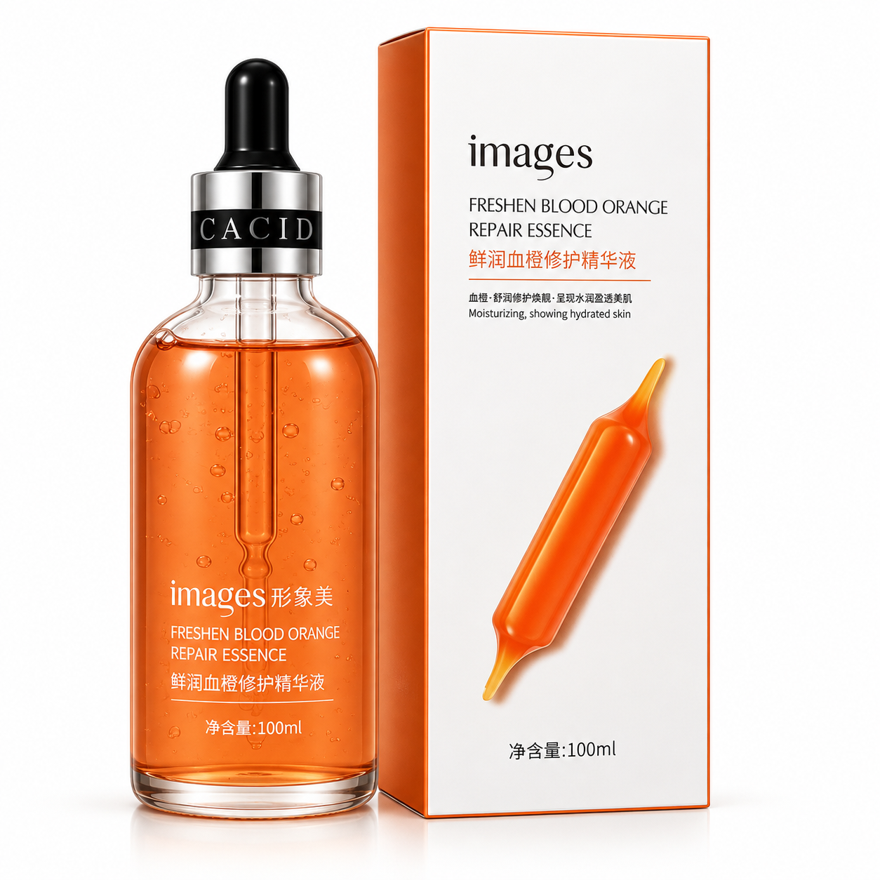 سرم ترمیم‌کننده پرتقال خونی IMAGES مدل Freshen Blood Orange حجم 100 میلی‌لیتر
