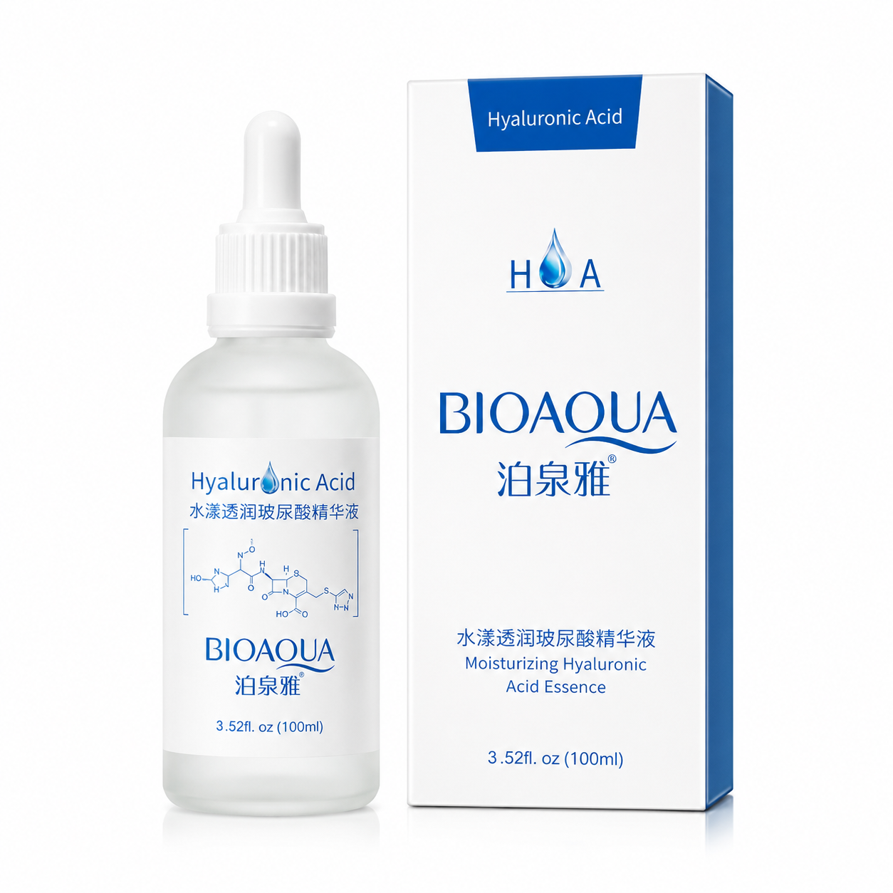 سرم هیالورونیک اسید BIOAQUA Hyaluronic Acid Essence حجم 100 میلی‌لیتر